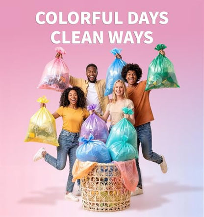 300 Count 8 Gallon Trash Bags - Heavy Duty Medium Garbage Bags 30 Liter Unscented 0.94 Mil Thick & Leakproof Wastebasket Liners for Kitchen Bathroom Home - color: 8gal-300