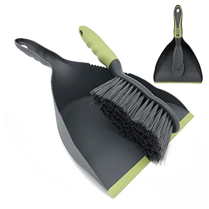 Dustpan and Brush Set,Dust Pans with Brush,Hand Broom Dust Pan,Broom Dustpan Set are Suitable for Kitchen, Sofa, Table, Car Trunk and Seat, Pet Nest and so on.(2pcs) - size: 2Set