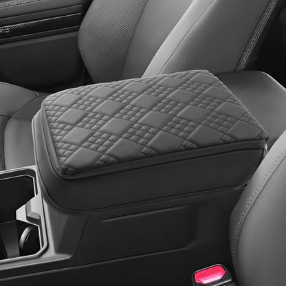 SKTU 2025 2026 4Runner Armrest Cover for 2025 2026 Toyota 4Runner Center Console Cover Toyota 4Runner 2025 2026 Accessories 2025 2026 4Runner Soft Center Console Cushion-Durable - color: for 2025 2026 4Runner Black-A
