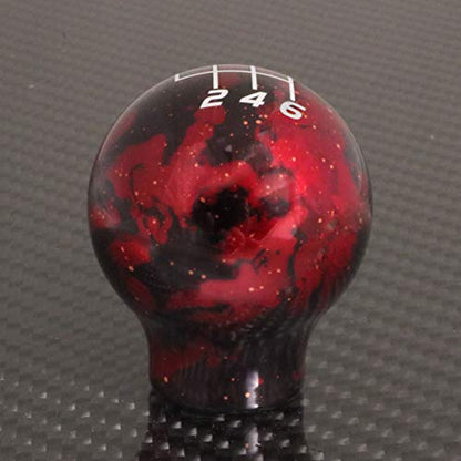 Billetworkz Cosmic Space Shift Knob Compatible with Manual 1999-24 VW MK4/MK5/MK6/MK7/MK8 Golf/GTI/Golf R/Jetta/GLI, Red Cosmic - color: Cosmic Red