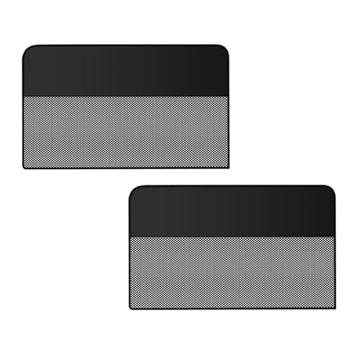 ZIMISI Car Window Shades, Magnetic Side Window Sun Shade Curtain, Half Blackout & Half See-Through UV Protection & Heat Blocking Car Window Screen, Vehicle Sun Shades for Driver Passenger (Rear) - size: Rear Windows