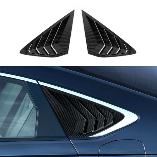 for 2023 2024 2025 Honda Accord 11th Gen Accessories Window Louvers Racing Style Triangular Glass Blinds Decals ABS Carbon Fiber Stickers - color: Window Louvers Tirm
