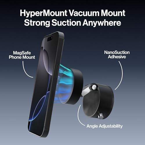 Statik HyperMount (Gen 2) Phone Mount, Magnetic Phone Holder, Car Mount for Phone Works on Smooth & Lightly Textured Surfaces, iPhone, Samsung, and Android Compatible, 3 Pack - size: 3 Pack