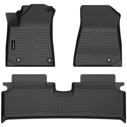 All Weather Floor Mats Fit for Kia NIRO EV(Not PHEV) 2023 2024 2025 TPE Rubber Liners Set NIRO EV Accessories All Season Guard Odorless Anti-Slip Floor Mats - size: niro ev|2023-2026|floor mats