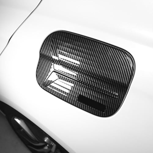 Car Exterior Accessories Carbon Fiber Pattern Style Fuel Tank Oil Cap Gas Cover Trim Compatible with Genesis G70 2019-2026 Accessories