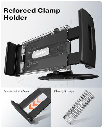 APPS2Car for Sturdy iPad Holder for Car CD Slot Tablet Mount, 2-in-1 Universal 4.7-11" Holder for iPad Pro 11 Air Mini, iPhone, Galaxy Z Fold, Adjustable 360° Rotation, Road Trip Essentials - style: 1st Generation