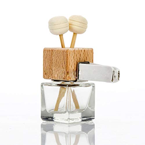 4 Packs Empty Essential Oil Diffuser Bottle Car Air Freshener Vent Clip Auto Perfume Diffuser Bottle Aromatherapy Fragrance Ornament Decor