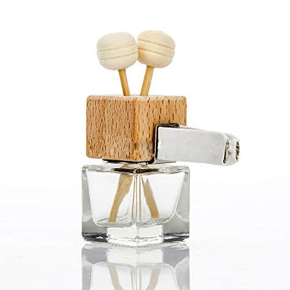 4 Packs Empty Essential Oil Diffuser Bottle Car Air Freshener Vent Clip Auto Perfume Diffuser Bottle Aromatherapy Fragrance Ornament Decor