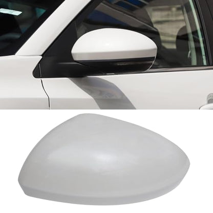 Moonlinks Compatible with Nissan Sentra 2020 2021 2022 2023 2024 Side Mirror Cover Replacement, Pearl White Left Driver Side Clip-on Mirror Cap for Sentra S/SR/SV/Sense/Advance/Exclusive - color: Left Pearl White
