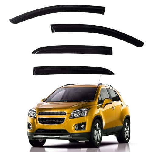 Window Visors Rain Guards Compatible with 2013-2022 Buick Encore (Excludes Encore GX), Side Window Wind Deflectors Vent Shades for 2014-2022 Chevy Trax, 2015 2016 2017 2018 2019 2020 2021 - size: 2013-2022 Buick Encore