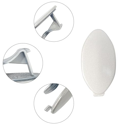 Car Door Handle Key Cover Keyhole Protector Cap Lock Access Replacement for BMW Z4 X3 X4 X5 X6 X7 3 4 5 6 8 Series OE# 8089701 7470565 7470575 (Mineral White) - color: Mineral White