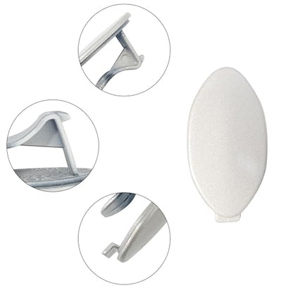 Car Door Handle Key Cover Keyhole Protector Cap Lock Access Replacement for BMW Z4 X3 X4 X5 X6 X7 3 4 5 6 8 Series OE# 8089701 7470565 7470575 (Mineral White) - color: Mineral White