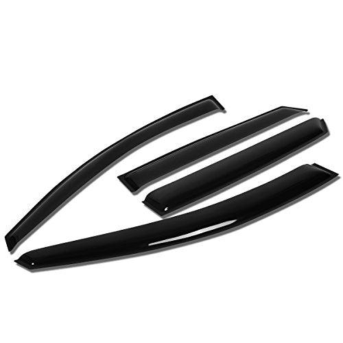 Auto Dynasty Rain Guards Tape-On Compatible with 2010-2015 Tucson ix35 4pcs Window Visor Deflector - size: 10-15 Tucson