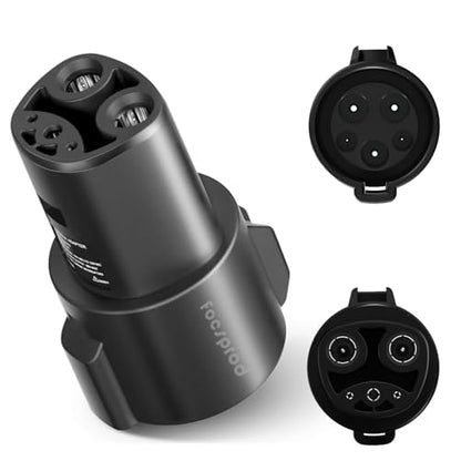 FOCSPROD J1772 to Tesla Charger Adapter, Max 80A 250V Fast Charging J1772 to NACS Adapter for Tesla Model 3/Y/X/S/Cybertruck Charging Adapter, Compatible with J1772 EV Charge to Tesla Adapter -UL 2252 - size: For Tesla Evs