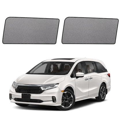 Car Window Shades for 2018-2024 Odyssey - Rear Side Window Sun Shade for Baby, Breathable Mesh Privacy Window Covers, UV Protection & Heat Insulation for Travel, Napping, Camping - size: Odyssey(2018-2024)R-2PCS