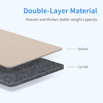 Viaviat Car Seat Protector Large Kick Mat 2 Pack Durable Water Resistant Auto Seat Back Covers with 2 Mesh Pockets Protection Against Dust Mud Scratches (Beige-A, 2-Pack) - color: Beige-A, size: 2-Pack
