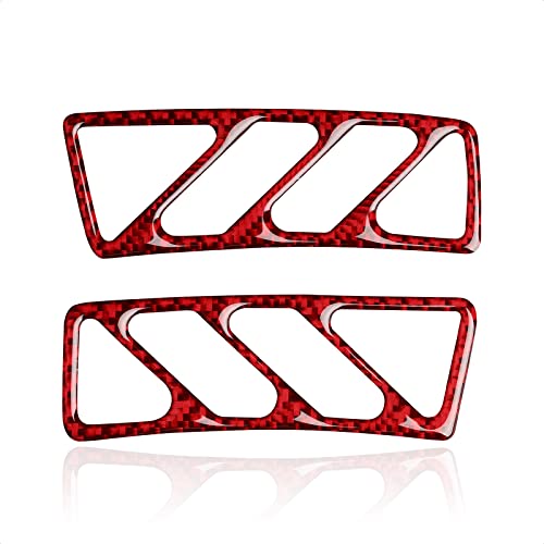 Car Side Vent Outlet Sticker Carbon Fiber Decla Interior Trim Accessories for Chevrolet Camaro 2010 2011 2012 2013 2014 2015 - color: Side Vent Outlet