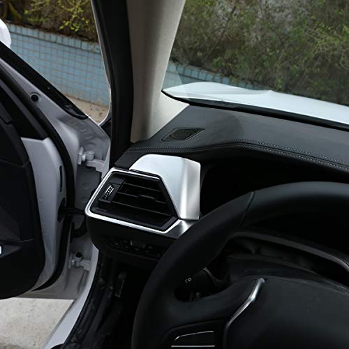 ABS Car Center Console Dashboard Decoration Panel Trim For BMW G20 G28 325li 3 Series 2019 2020 (Silver) - size: Silver