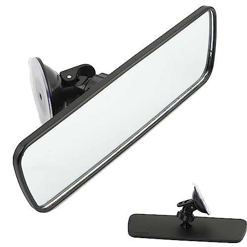 Interior Rear View Mirror for Driving Test with adhesive Suction Cup,Extra Rear-View Mirror and Blind Spot Checker(7.87 x 2.36 inch)