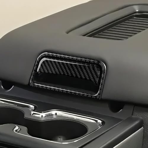 Car Armrest Box Switch Sticker Carbon Fiber Decal Cover Interior Trim for Chevrolet Silverado/GMC Sierra 1500 2500HD 3500HD 2014-2018 Accessories - color: Armrest Box Switch