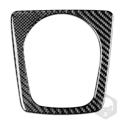 Real Carbon Fiber Center Control Water Cup Holder Frame Decal Accessories Interior Trim Sticker Cover Compatible with Benz CLA C117 2014-2018 GLA X156 2015-2019 Black - color: Center Control Water Cup Holder Frame