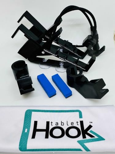 TabletHookz v3. Tablet/iPad Holder for The Plane Train and car. Hands-Free. Mount Your Device securely at Eye Level. Create Your own Inflight Entertainment While Keeping Your Device Safe and Secure.