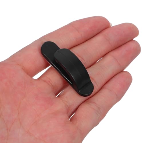 FAVOMOTO 4PCS Car Mini Hooks, Plastic Adhesive Car Dashboard Hook Seatback Organizer Vehicle Interior Accessories Stickers for Key Earphone Charging Cable - size: 4X1.3cm