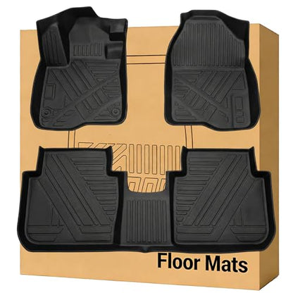 CRV Floor Mats Compatible with 2023-2026 Honda CR-V (Include Hybrid)，All Weather Protection Waterproof Durable Anti-Slip Odorless Custom-fit TPE Floor Liner Front and Rear Row Set - size: 4）For Honda CRV（2023-2026 ）Floor Mats