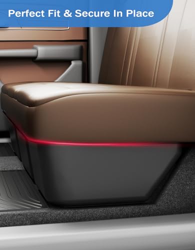 FengYu Under Seat Storage Box - Compatible with 2019-2026 Dodge Ram 1500 Crew Cab (New Body Style),Heavy-Duty Truck Organizer Under Back Seat Organizer Box - size: 2019-2026 Dodge Ram 1500