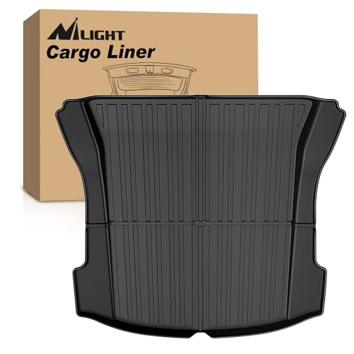 Nilight Cargo Mats for Tesla Model 3 2017 2018 2019 2020 2021 2022 2023,All Weather Protection Heavy Duty Cargo Liners - color: 2020-2023 Model 3 Cargo Mat