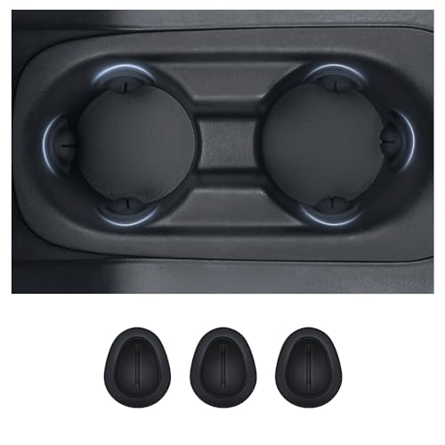 2026 Latest Car Cup Holder Insert/Holder Position Limiter - Anti Shake Silicone Car Coasters Bottle Stabilizers with Self-Adhesive - Car Must Haves Cup Holder Inserts for Car Truck SUV (3PCS) - color: 3PCS