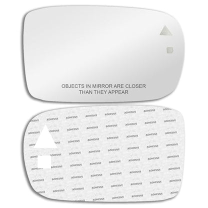 Blind Spot Mirror Glass With Full Size Adhesive for 2011-2023 Chrysler 300 Dodge Charger Passenger Side View Right RH