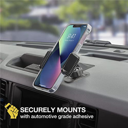 Scosche UH4DVM-SP CarMount 2-in-1 Universal Phone Vent or Dash Mount for The Car | Portable and Adjustable with 360 rotation - style: Dash / Vent
