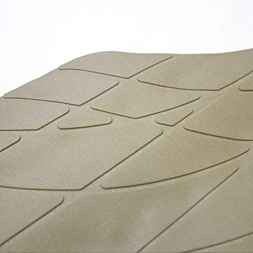 FH Group 4 Piece Liners Trimmable Climaproof™ Vinyl Car Floor Mats- Full Set with Premium Trimmable Vinyl Cargo Liner- Universal Fit for Cars Trucks and SUVs (Beige) - color: Beige