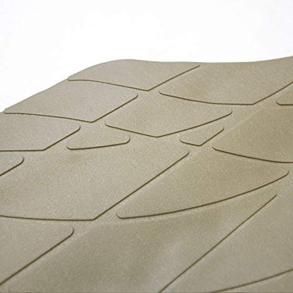 FH Group 4 Piece Liners Trimmable Climaproof™ Vinyl Car Floor Mats- Full Set with Premium Trimmable Vinyl Cargo Liner- Universal Fit for Cars Trucks and SUVs (Beige) - color: Beige