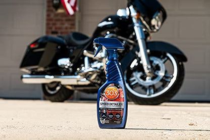 303 Products Speed Detailer - For All Exterior Automotive Surfaces - Instantly Shines And Protects Paint - Cleans Between Washes - UV Protection, 16 fl. oz. (30216CSR) Packaging May Vary - size: 16 Fl Oz (Pack of 1)