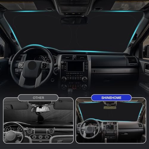 Car Sun Shade for 2010-2025 2026 Toyota 4Runner Windshield Sun Shade, Sun Visor Windshield Screen Cover for 4-Runner Front Window Sunshade Foldable Auto Interior Accessories UV Block to Keep Cool - size: For 2010-2026 Toyota 4runner