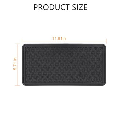 HZEL Car Dashboard Non Slip Mat, Vehicle Dash Grip Pad Pad for Phone Sunglasses Electronic Devices, Anti-Slide Sticky Automotive Gripping Mat Accessories, Universal for SUV, Sedan, Truck - size: Standard