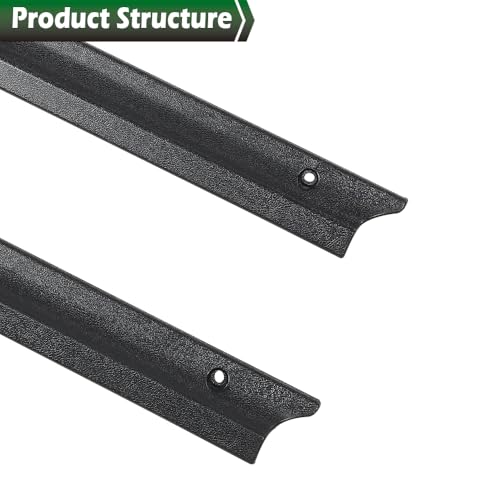 GRAND ORANGE Door Sill Scuff Plate Protector Pair Compatible with Ford Ranger Extended Cab & Regular Cab 1992-2011 Left and Right Black F57Z1013208A - size: Fit Ford Ranger Extended & Regular Cab 1992-2011