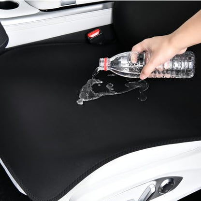 Car seat cover, waterproof protection seat cushion, anti-skid seat cushion, portable and durable dog pet seat cushion, diving material, all season universal seat cover, van, truck, SUV car black - color: black