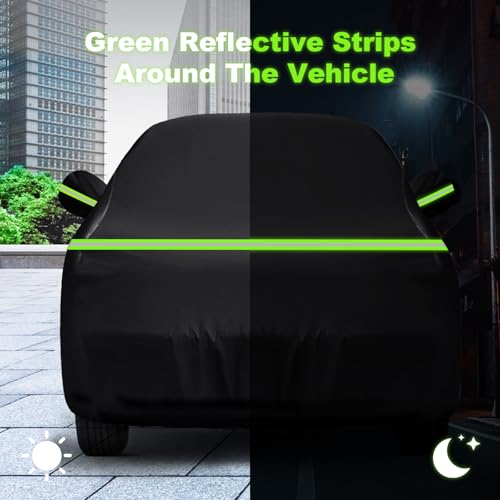 QUNSUNUS Truck Cover for Ford F-150 SuperCab 6.5ft Bed & Crew Cab 5.5ft Bed 2004-2025, Waterproof F150 Truck Cover with Zipper,Compatible with Silverado 1500 Crew Cab 5.8ft 2014-2025 - size: for F150 SuperCab&Crew Cab Short Bed 2004-2025