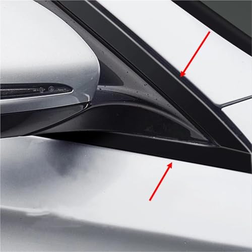 Compatible For Mercedes-Benz E-Class W213 2016-2022 Black Exterior Window Molding Strip Sill Side Cover Trim 8PCS Chrome Delete(Black) - color: Black
