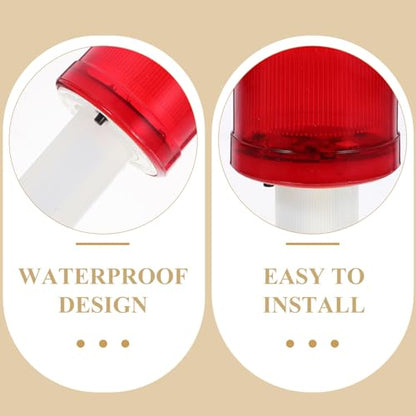 Holibanna 4Pcs Traffic Cone Warning Lights Portable Vehicle Emergency Flashing Safety Lights for Roadside and Traffic Management