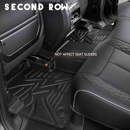 KARPAL Floor Mats for 2022-2025 2026 Jeep Grand Cherokee WL 5-Seat (Include 4xe, not for L), All Weather TPE Custom Fit Floor Liners Car Mats Accessories - style: 2022-2026 | For Jeep Grand Cherokee WL (Include 4XE) | 1st & 2nd Row