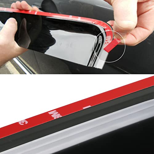 Window Visors Rain Guards Side Wind Deflectors for 2015-2025 Ford F150 Extended Cab/Super Cab,2017-2025 F250/350 SuperDuty Super Cab, Vent Guard Shade Sun 94974 4-Pieces Set - size: 2015-2024 F150 Extended Cab/Super Cab