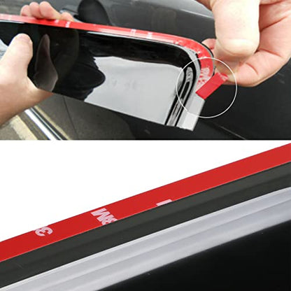 Window Visors Rain Guards Side Wind Deflectors for 2015-2025 Ford F150 Extended Cab/Super Cab,2017-2025 F250/350 SuperDuty Super Cab, Vent Guard Shade Sun 94974 4-Pieces Set - size: 2015-2024 F150 Extended Cab/Super Cab