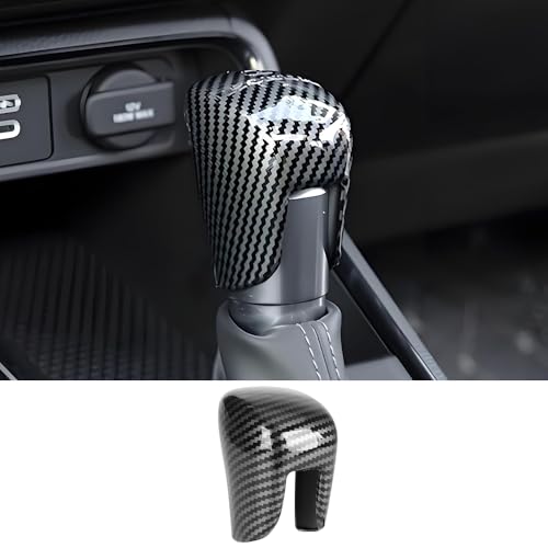 Car Center Console Gear Shift Knob Trim Cover for Honda CRV 2023 2024 2025 2026 and Honda HRV 2023-2026 Auto Interior Accessories Central Control Shifters Stick Protection Panel Carbon Fiber Style - color: Gear Shift Knob Decor Cover for CRV HRV 2023-2026