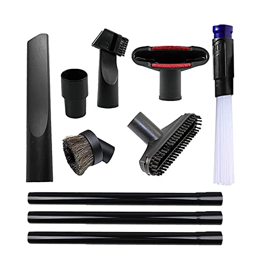 Vacuum Attachments for Shop Vac Accessories 1 1/4 inch & 1 3/8 inch Household Cleaning Kit With Adapter（10 Pcs） - color: 10 Pack
