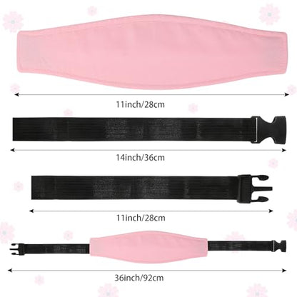 HESTYA 2 Pcs Carseat Head Support Toddler, Stroller Seat Headrest for Sleeping Traveling, Neck Relief Headband Strap for Kids Children Toddler Infant(Sweet) - color: Sweet