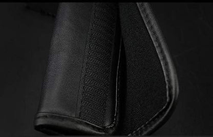 Car Leather Safety Belt Covers - Crystal Diamond Black Seat Belt Shoulder Pads for Women or Girls (2Pcs) - color: 2.1 Crystal